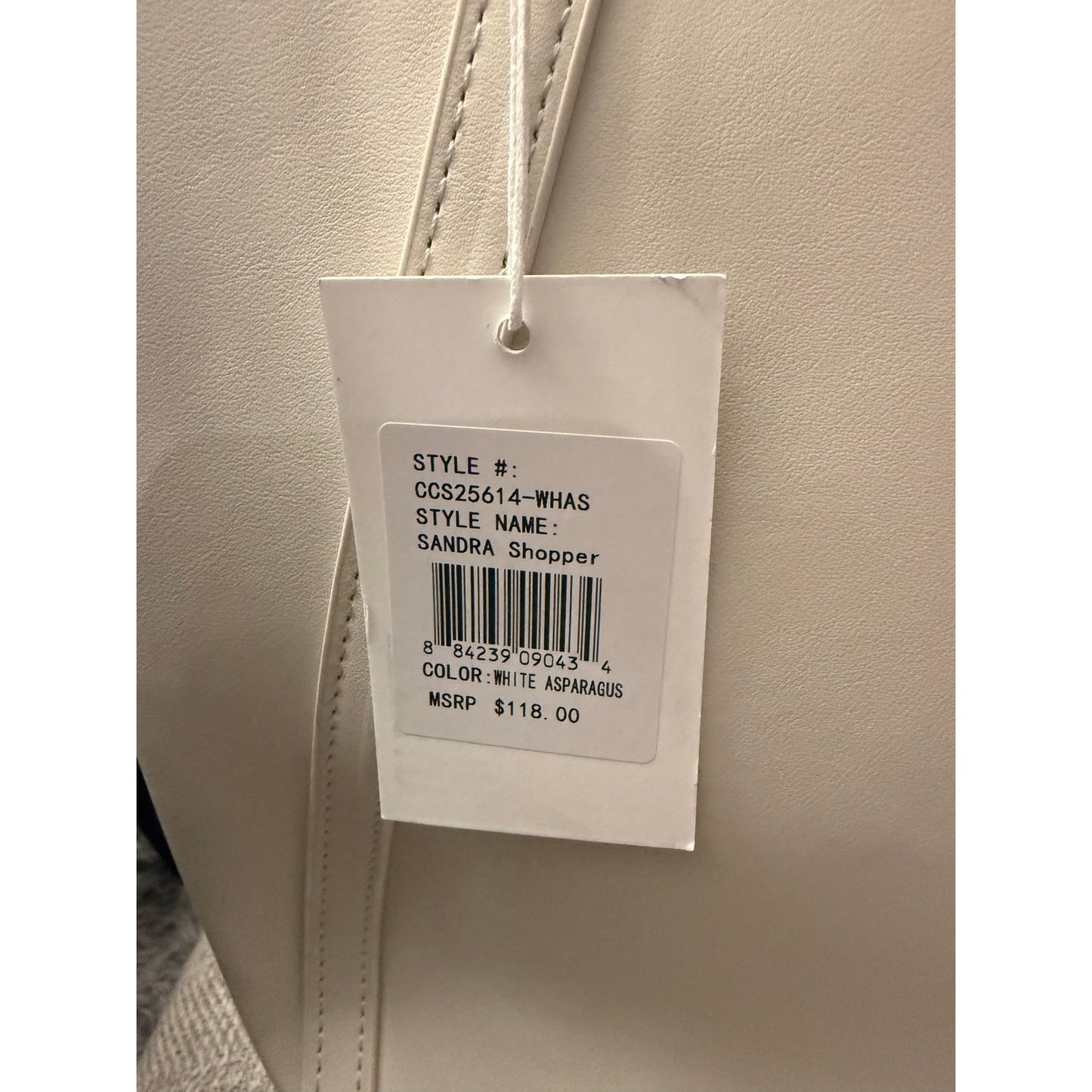 Cavalli Class by Roberto Cavalli Tote Bag - White Asparagus