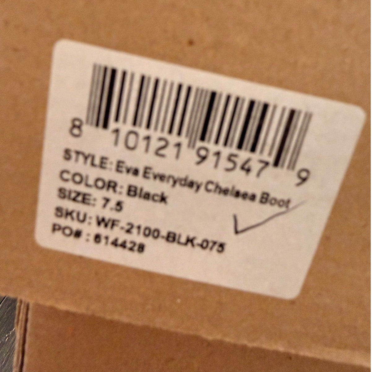 Women's NISOLO Eva Everyday Chelsea Boot - BRAND NEW IN BOX! Black - Size 7.5