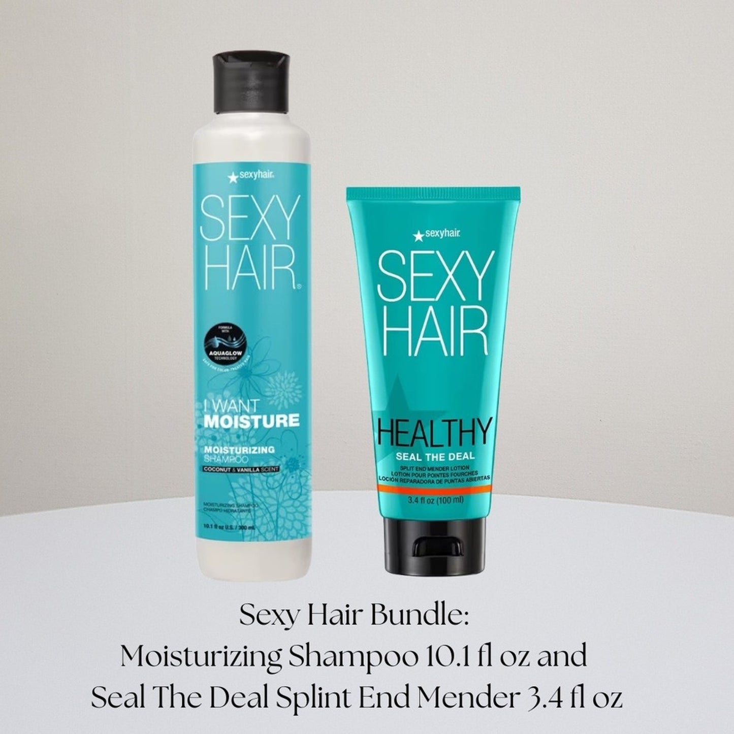 SEXY HAIR Moisturizing Shampoo & Seal The Deal Split End Mender Bundle