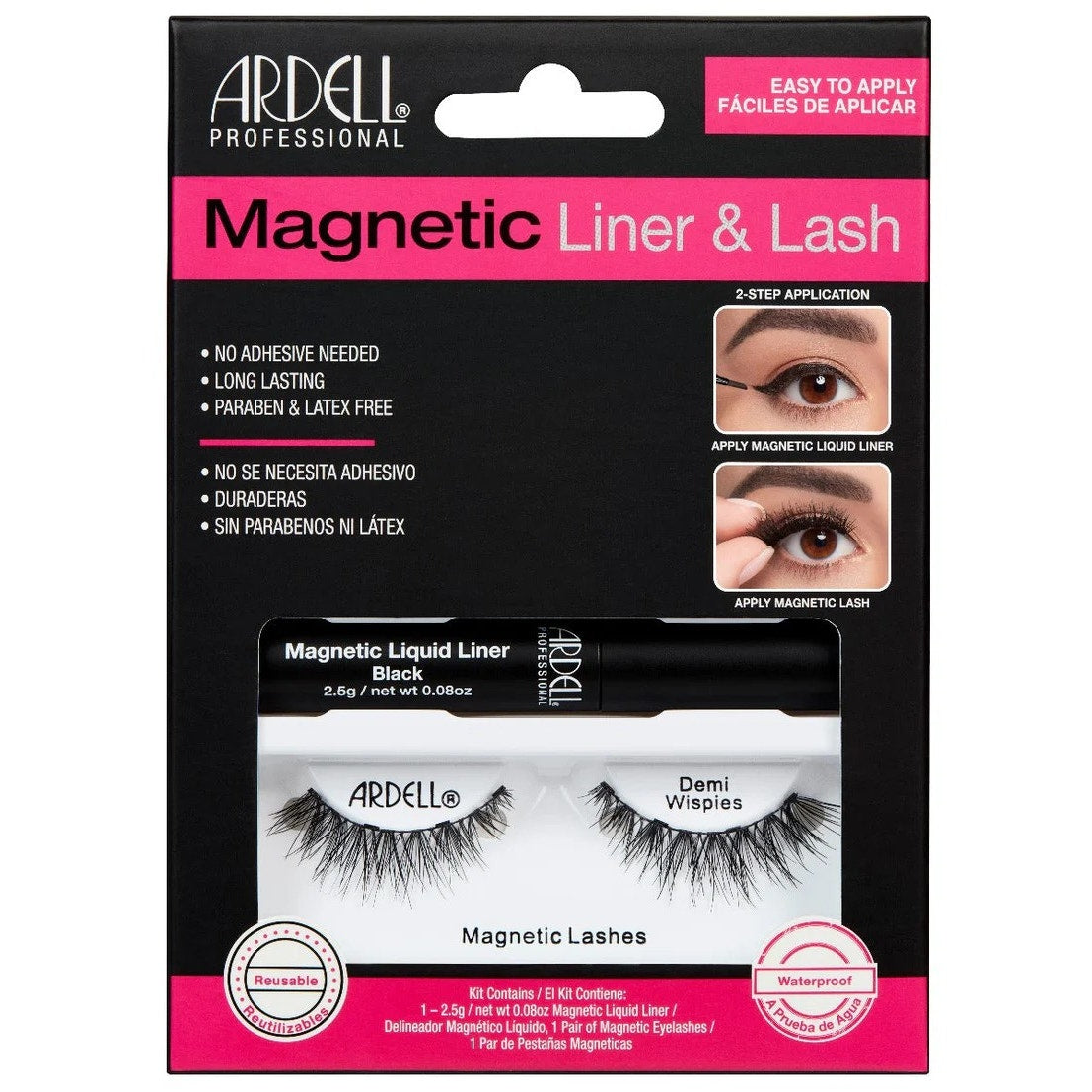(3 Pairs) Ardell Magnetic Liner & Lash Kit – Demi Wispies