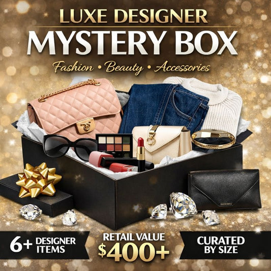 Luxe Designer Mystery Box | NWT Clothing, Purses, Accessories & Beauty | $400+ Value