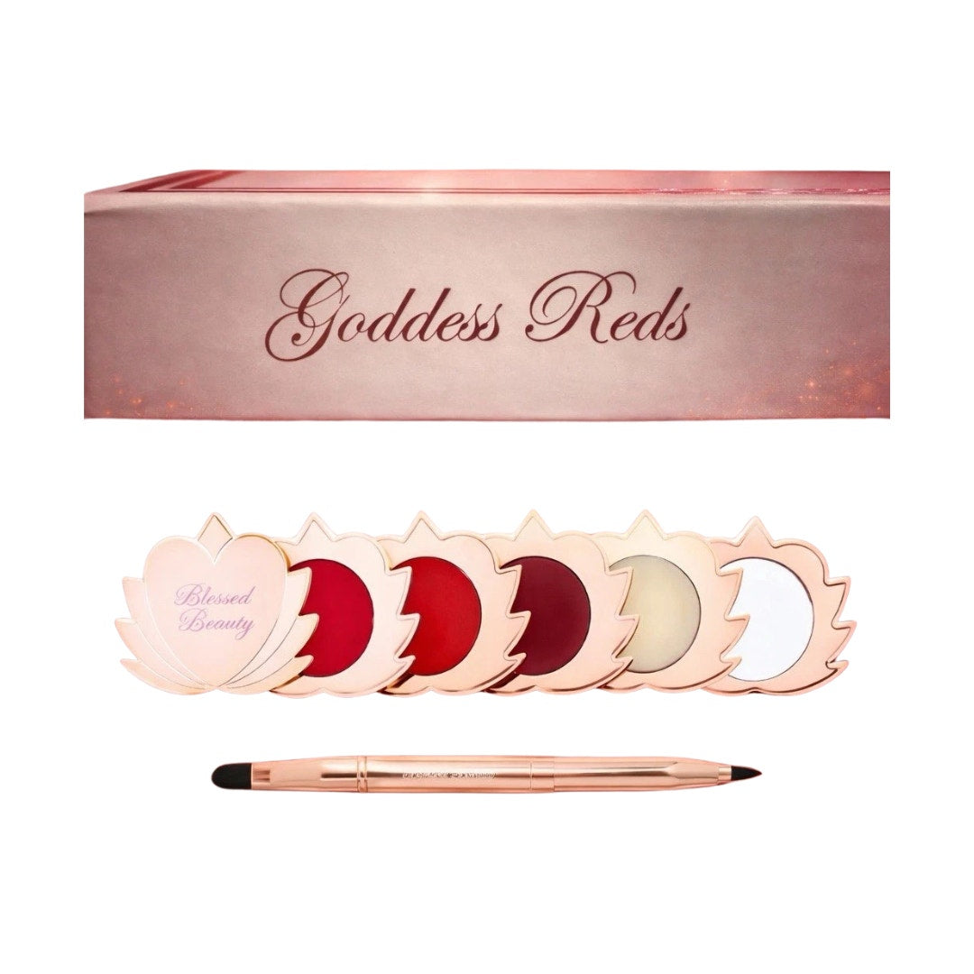 Blessed Beauty “Goddess Reds” Natural Lip Cream Set