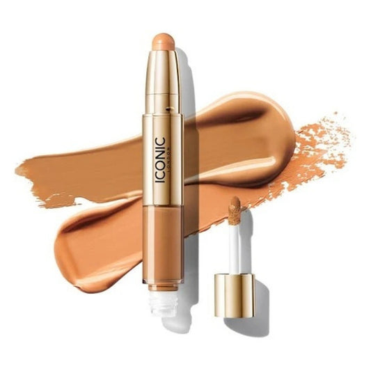 ICONIC LONDON Radiant Concealer & Brightening Crayon Duo - Neutral Tan