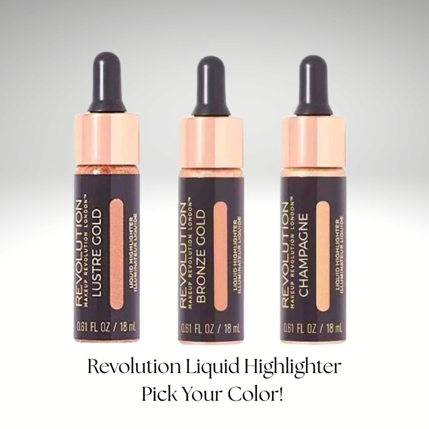 Revolution Makeup London Liquid Highlighter - Pick Your Color!