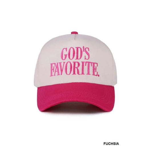 God's Favorite Two Tone Canvas Cotton Hat - Multiple Colors Available