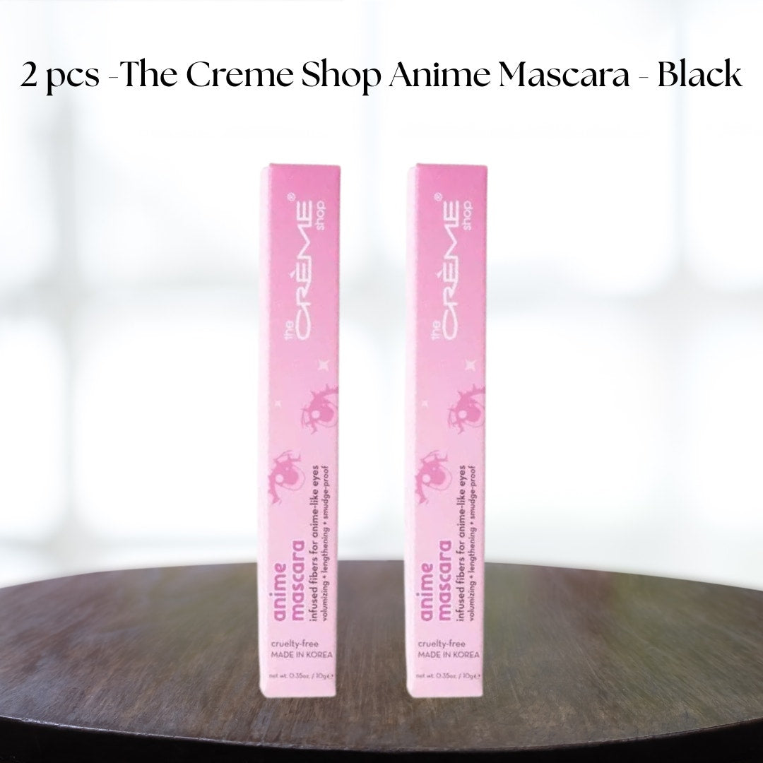 2 pcs -The Creme Shop Anime Mascara - Black