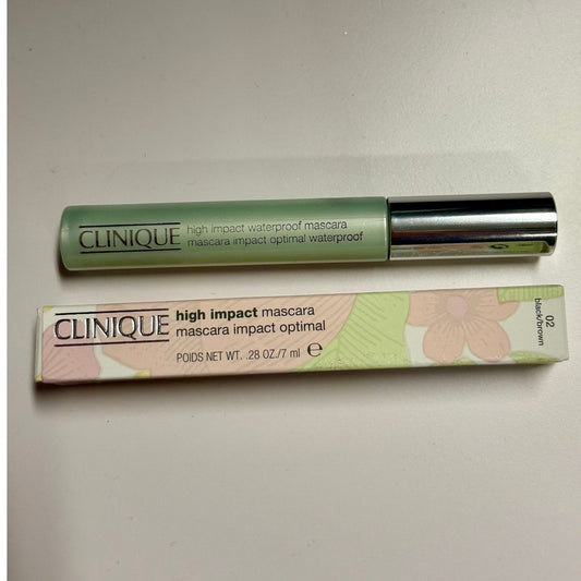 CLINIQUE High Impact Waterproof Mascara 02 Black Brown Full Size