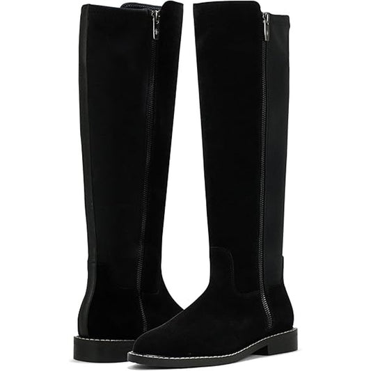 Donald J Pliner Womens Isla Calf Suede - Black - Size 5