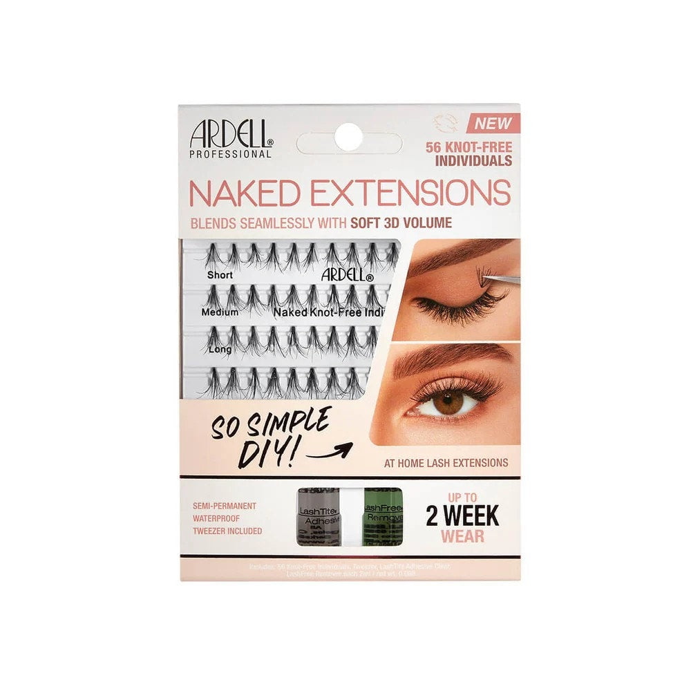 (4 Packs) Ardell Naked Lash Bundle – Extensions, Half Lashes & Style 433