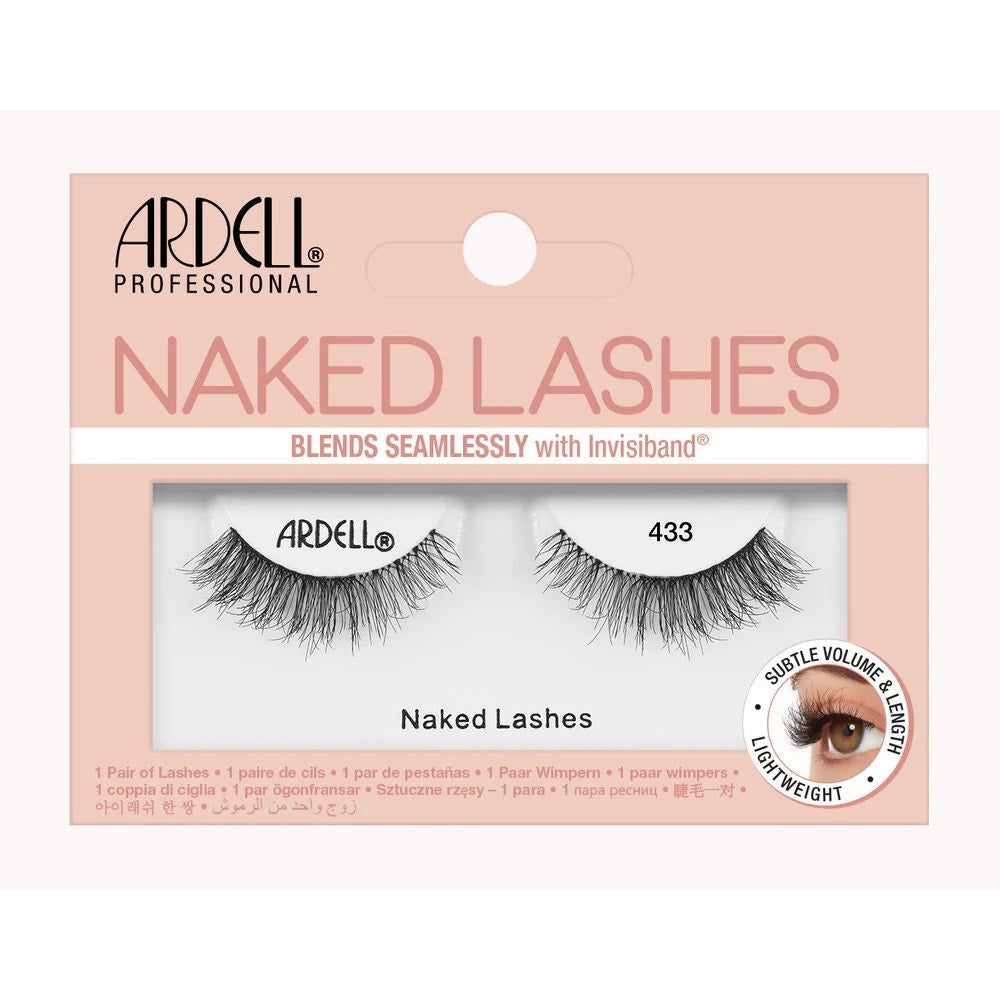 (4 Packs) Ardell Naked Lash Bundle – Extensions, Half Lashes & Style 433