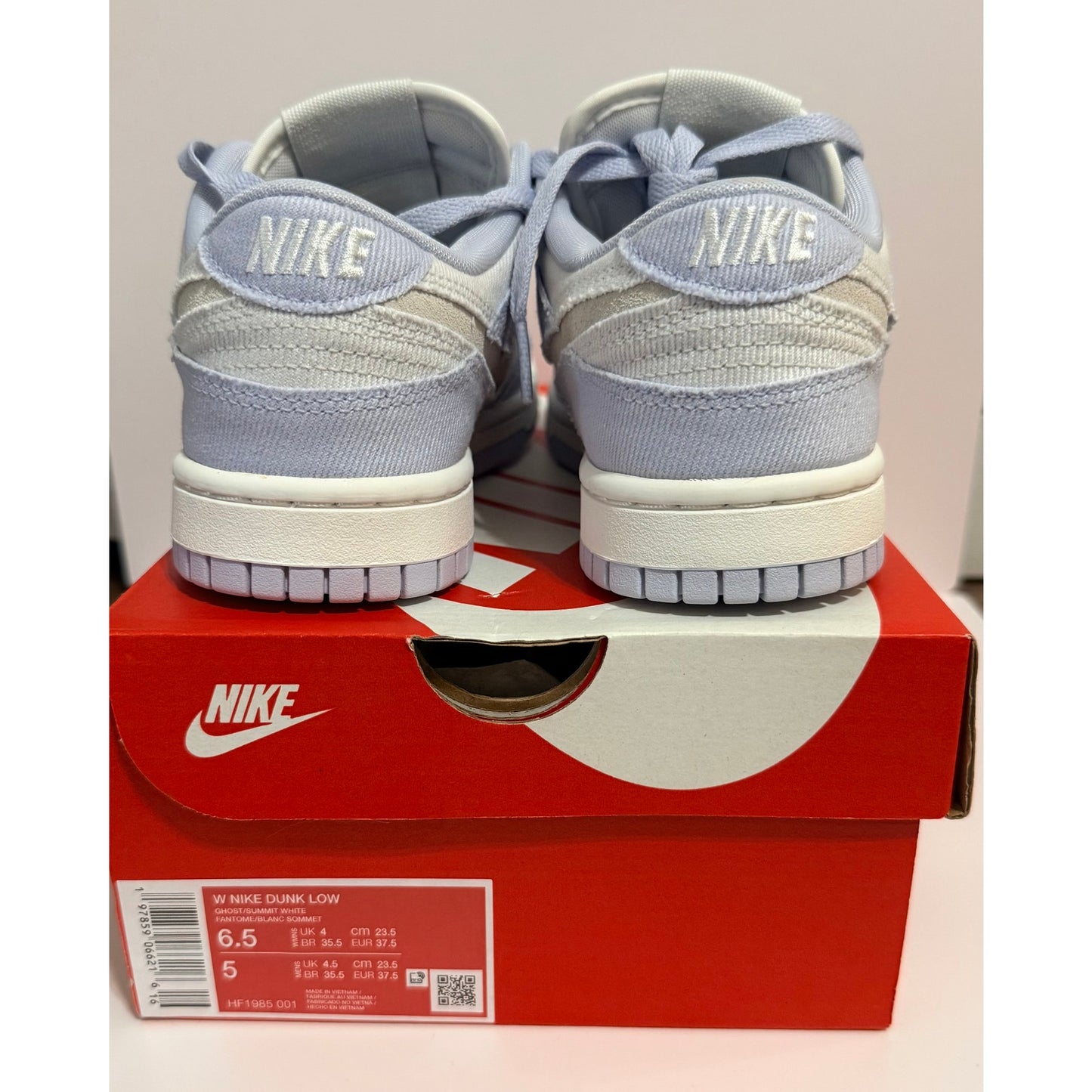 Nike Dunk Low “Ghost Denim” HF1985-001 - Women Size 6.5
