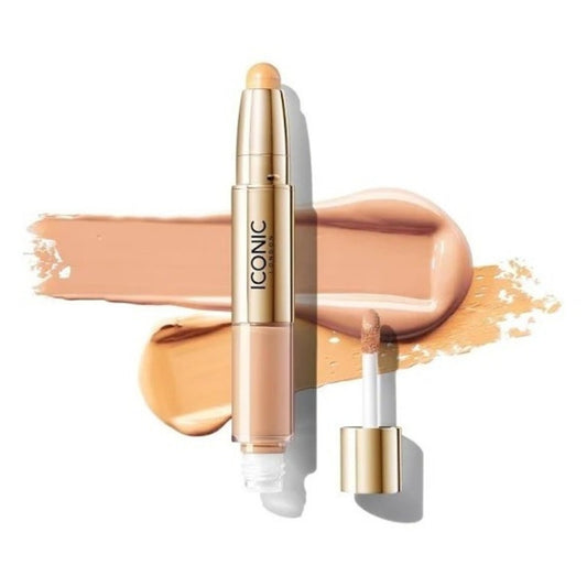 ICONIC LONDON Radiant Concealer & Brightening Crayon Duo - Cool Light