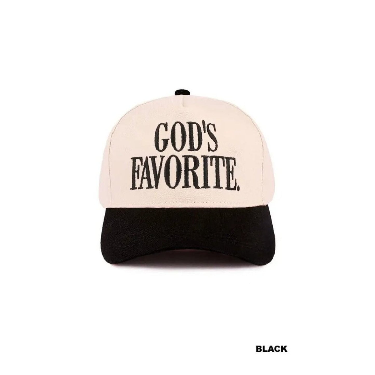God's Favorite Two Tone Canvas Cotton Hat - Multiple Colors Available